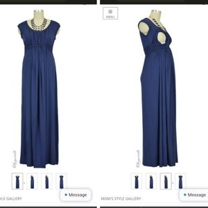 Ariana Basket Weave Maxi Nursing Dress